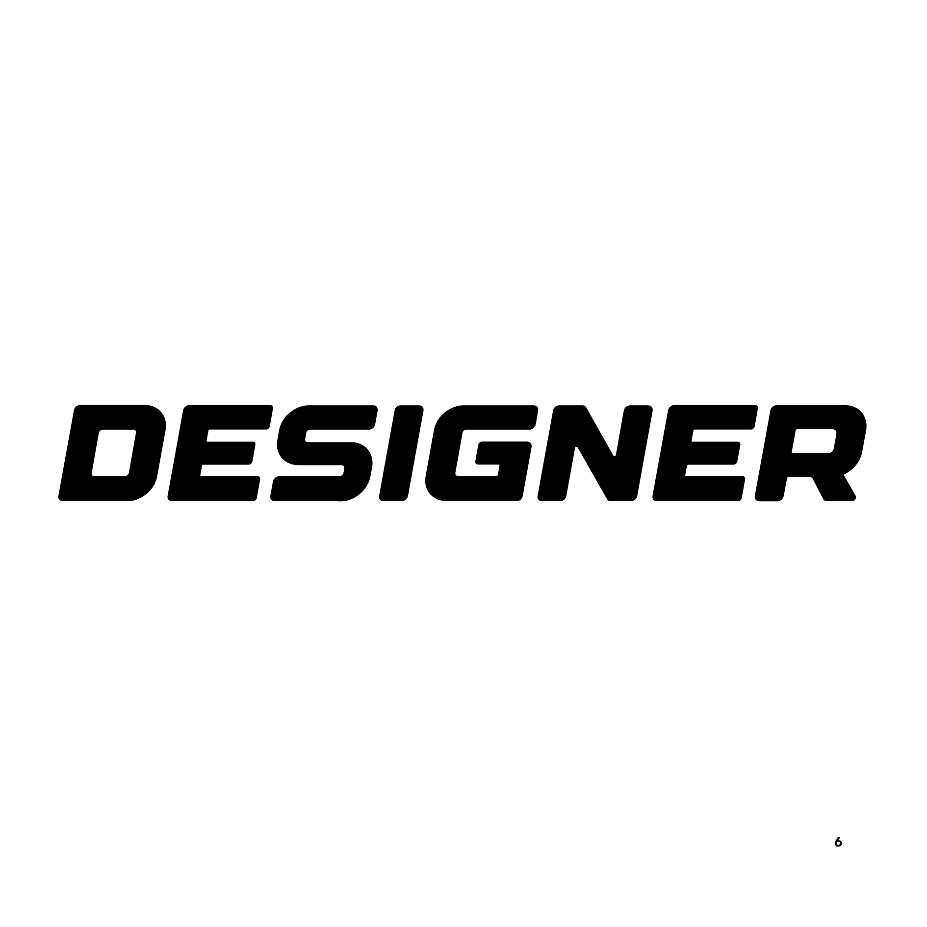 Designer logo