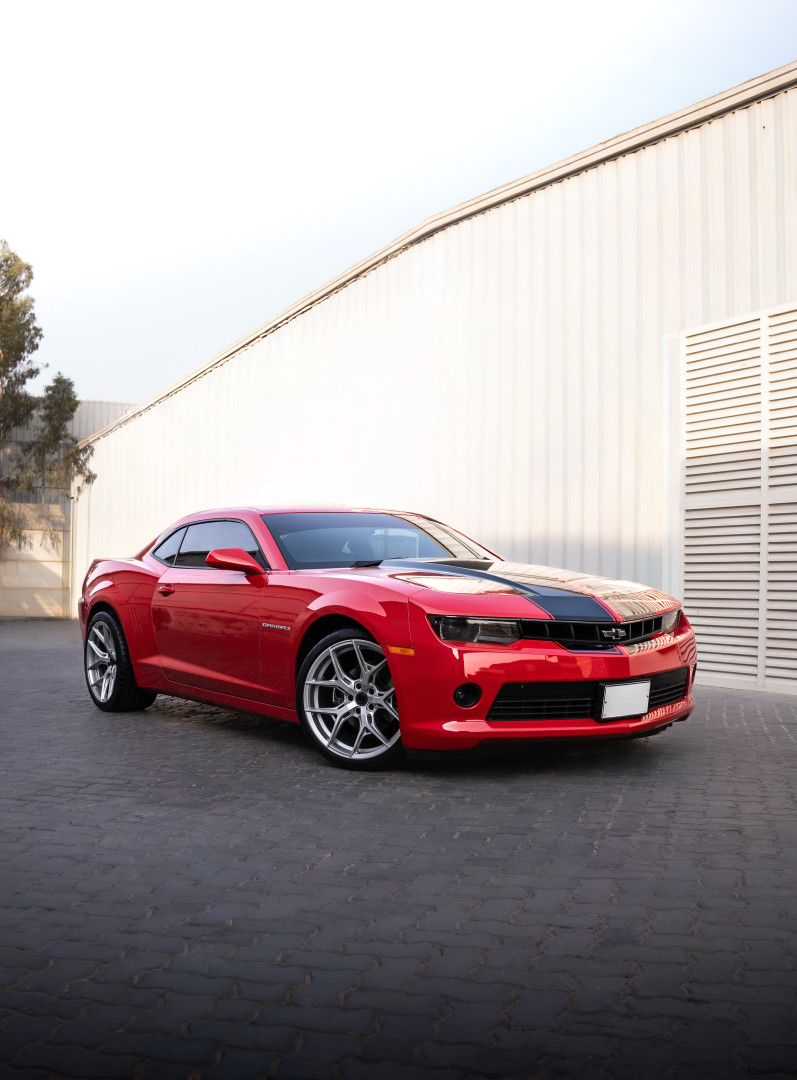 2015 CHEVROLET CAMARO fitted with Vossen HF-5 Matte Gunmetal Wheel
