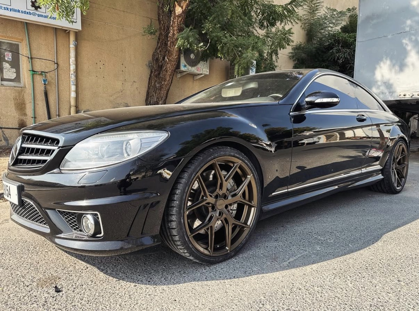 2008 MERCEDES BENZ CL CLASS \ AMG CLASS fitted with Vossen HF-5 Matte Gunmetal Wheel