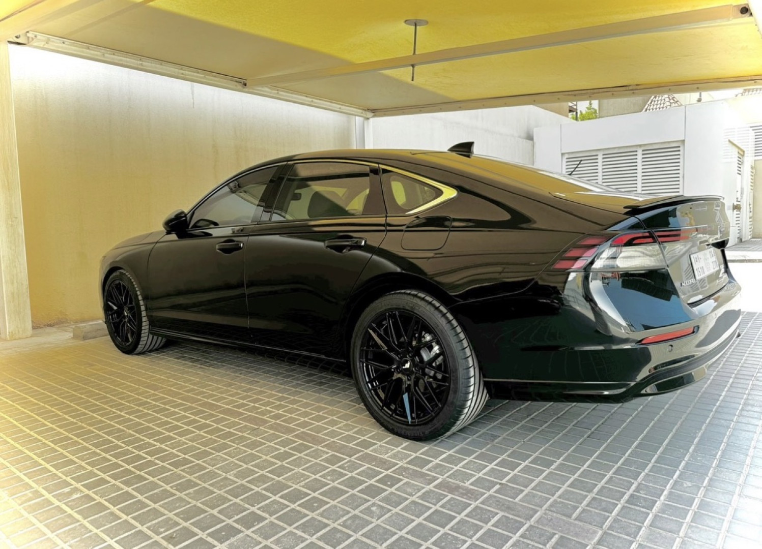 2024 HONDA ACCORD fitted with JR Wheels JR28 Silver Machined Face Wheel