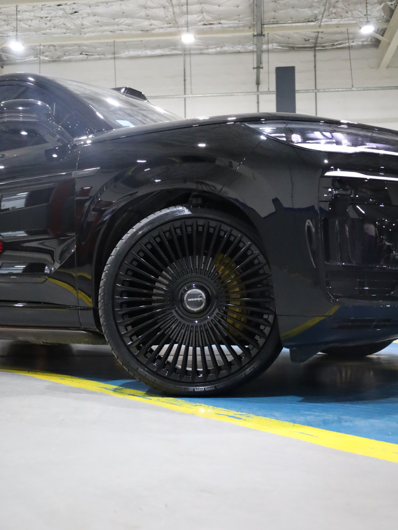 2025 DENZA 9 fitted with Designer LX-02 Brushed Silver Wheel