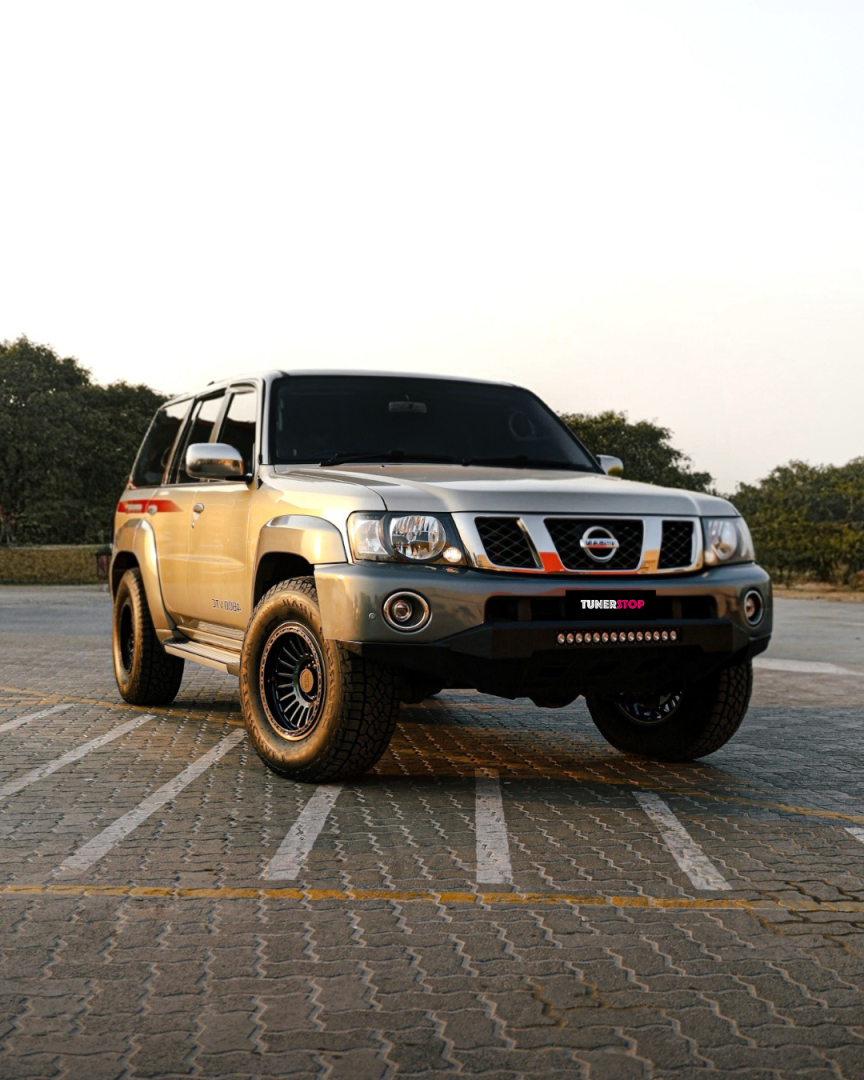 2023 NISSAN PATROL SUPER SAFARI / Y61/ V-TEC fitted with Relations Race Wheels RG6-H Forged GLOSS GUNMETAL Wheel