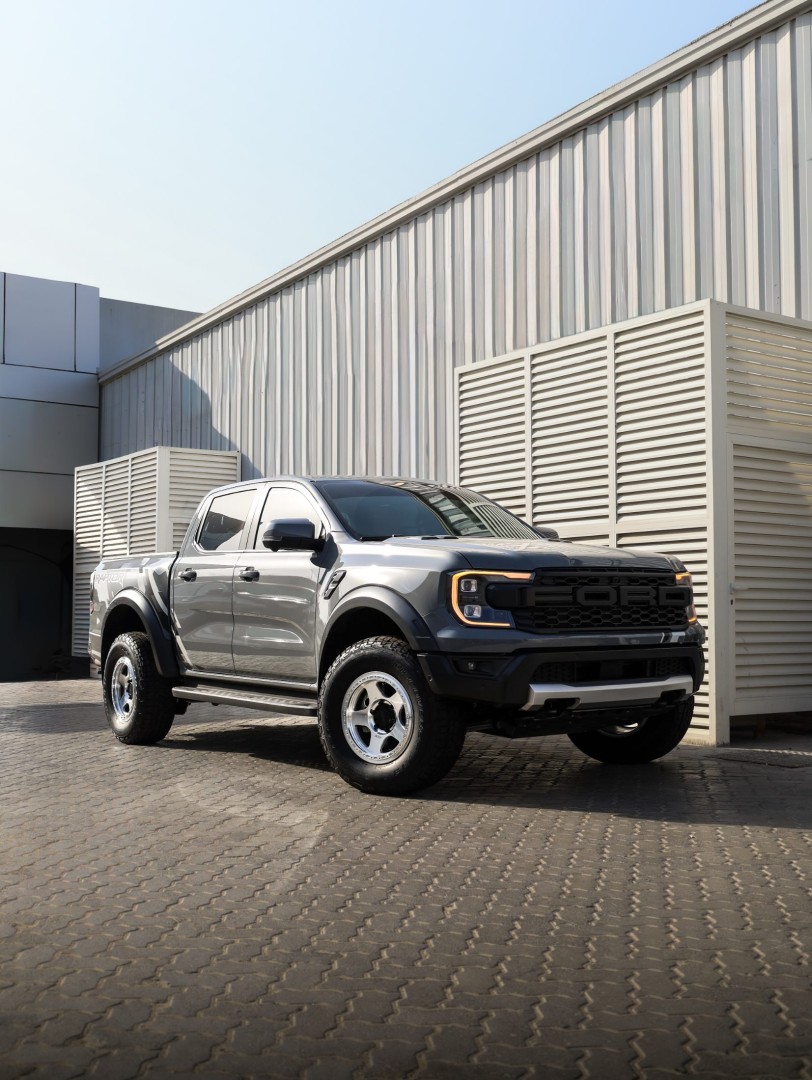 2023 FORD RANGER RAPTOR fitted with Relations Race Wheels RG4-H Forged MACHINE FACE Wheel