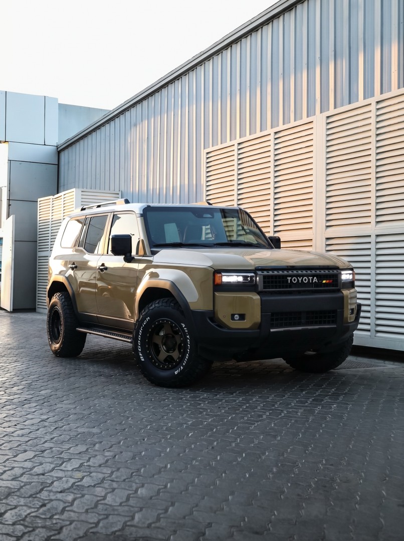 2025 TOYOTA LAND CRUISER PRADO 250 fitted with Relations Race Wheels RG4-H Forged Matte Bronze Wheel