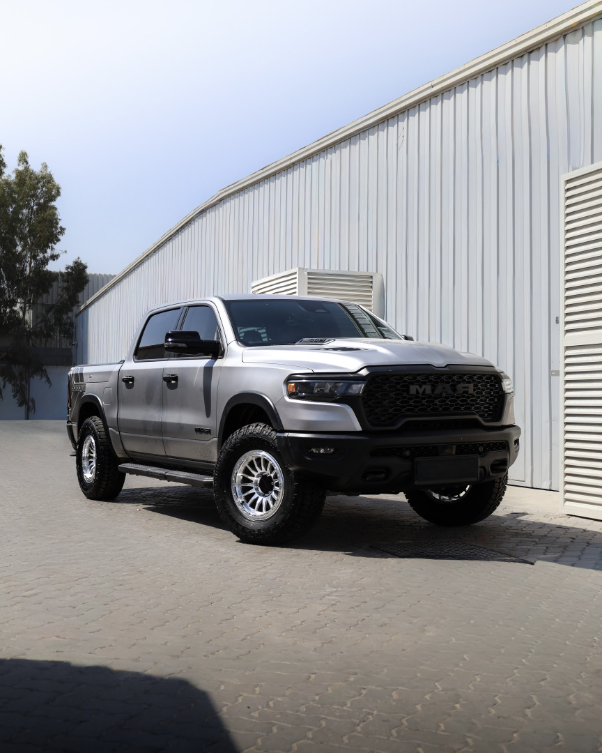 2025 DODGE RAM fitted with Relations Race Wheels RS7-H Forged MACHINE FACE Wheel