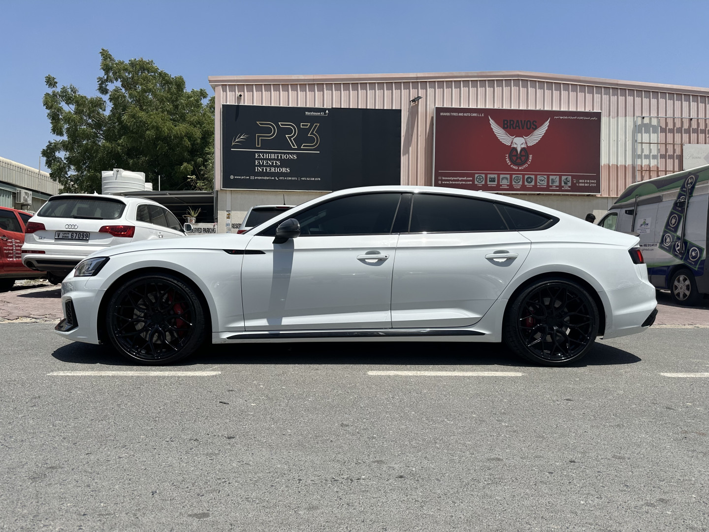 2021 AUDI RS5 fitted with Riviera RF108 Gloss Black Wheel