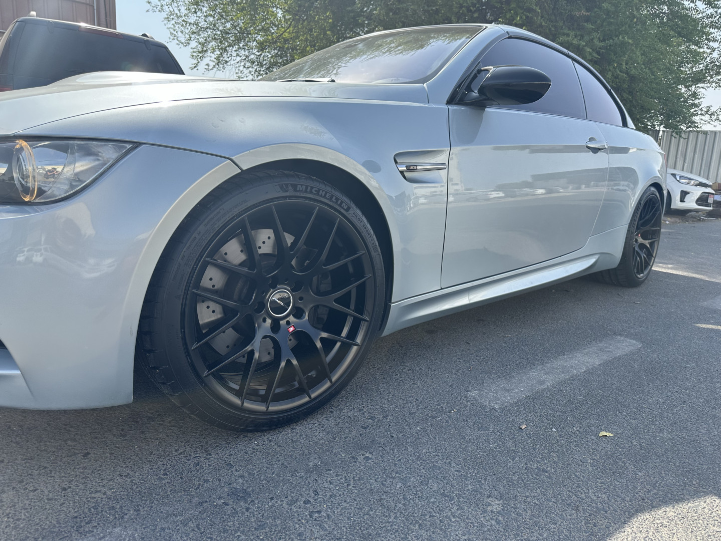 2012 BMW M3 E90/E92/E93 fitted with Avant Garde M359 Matte Black Wheel