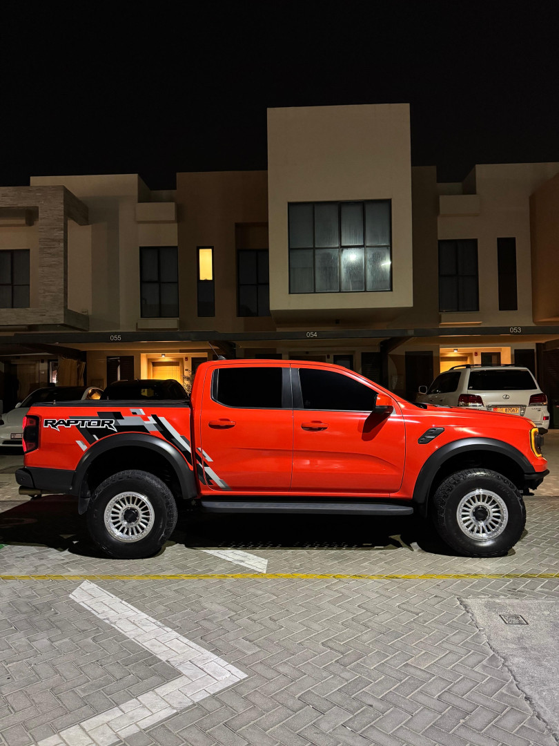 2025 FORD RANGER RAPTOR fitted with Relations Race Wheels RG6-H Forged MACHINE FACE Wheel
