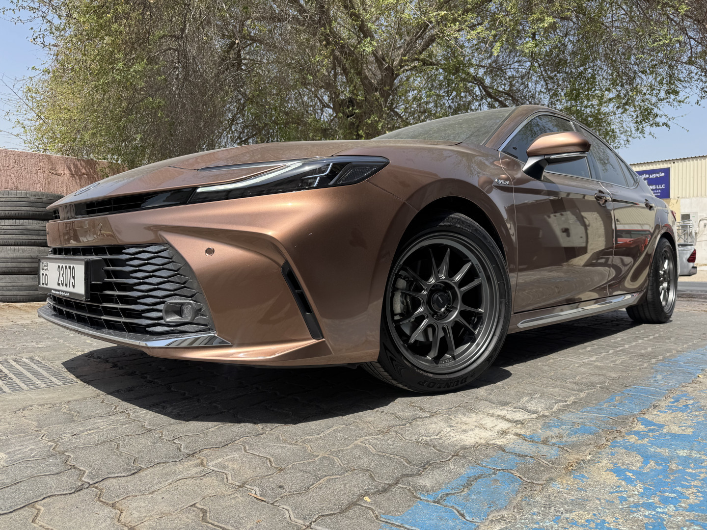 2025 TOYOTA CAMRY fitted with Konig Hypergram Matte Black Wheel