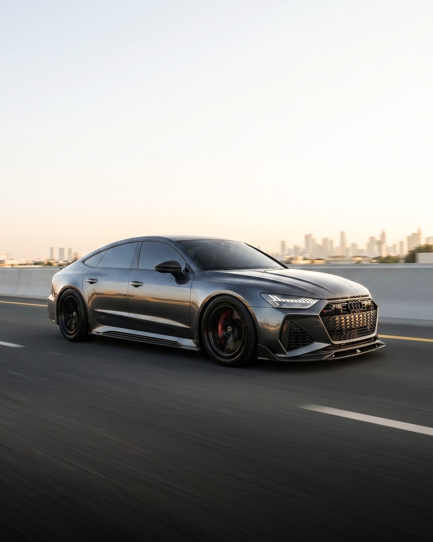 2021 AUDI RS7 fitted with Vossen HFX-1 (5 Lug) Custom Finish Wheel