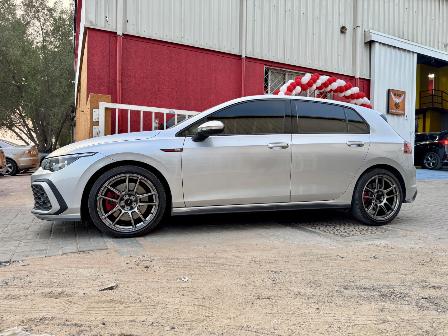 2025 VOLKSWAGEN GOLF fitted with Konig Heliogram Titanium Metallic Wheel