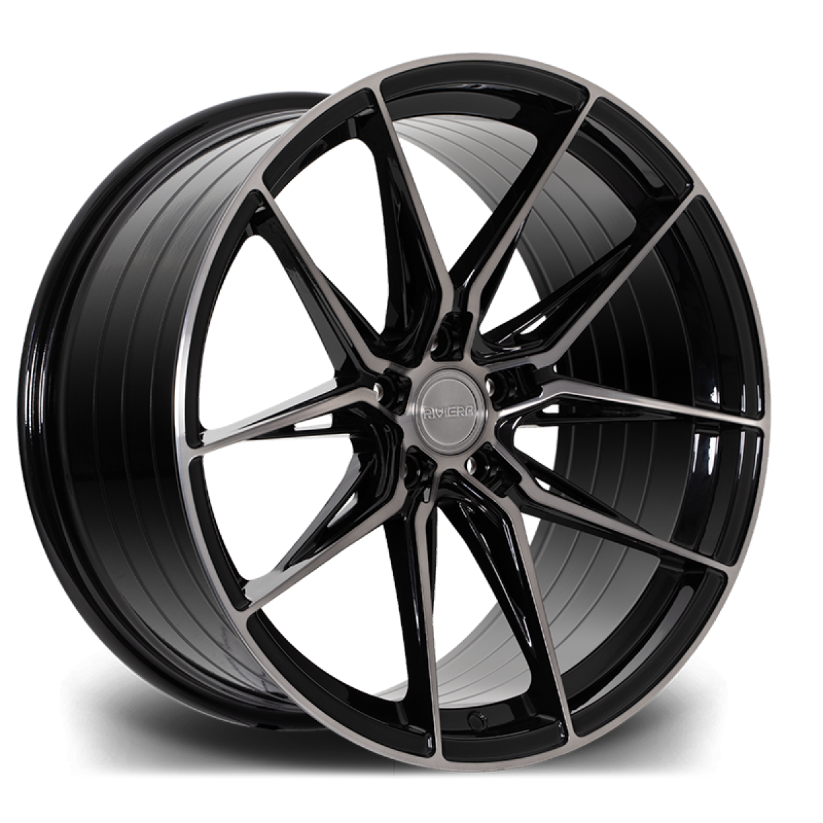 Riviera RF107 Black Polished Dark Tint Wheel