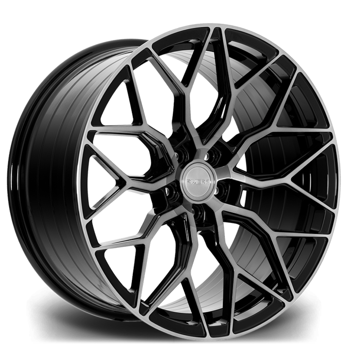 Riviera RF108 Black Polished Dark Tint Wheel