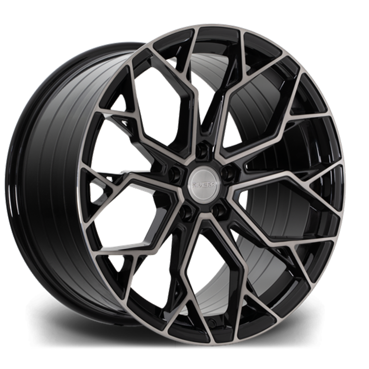 Riviera RF5 Black Polished Dark Tint Wheel
