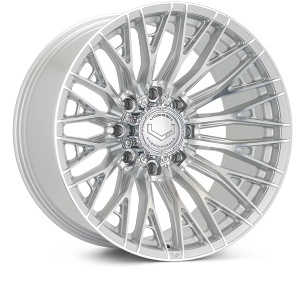 Vossen HFX-6 (8 Lug) Silver Polished