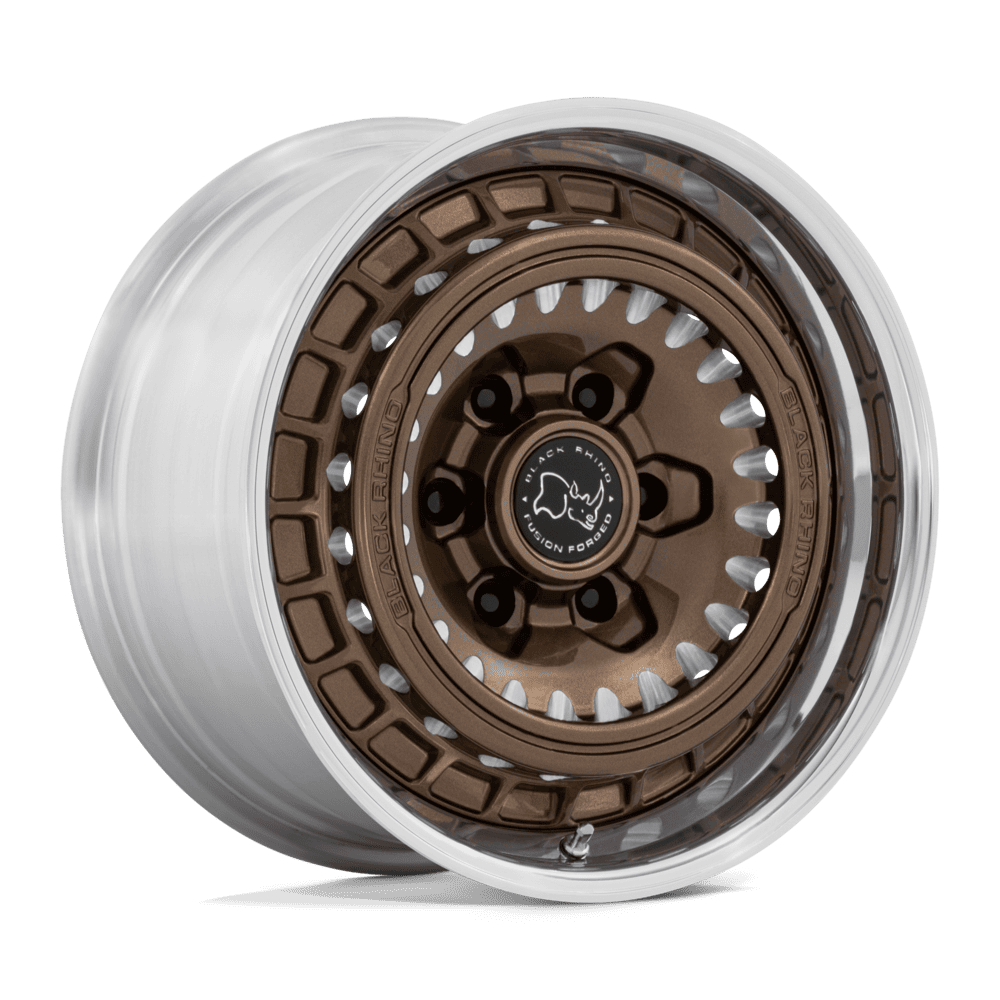 Black Rhino BR601 Bastion Gloss Bronze Milled W/ Polished