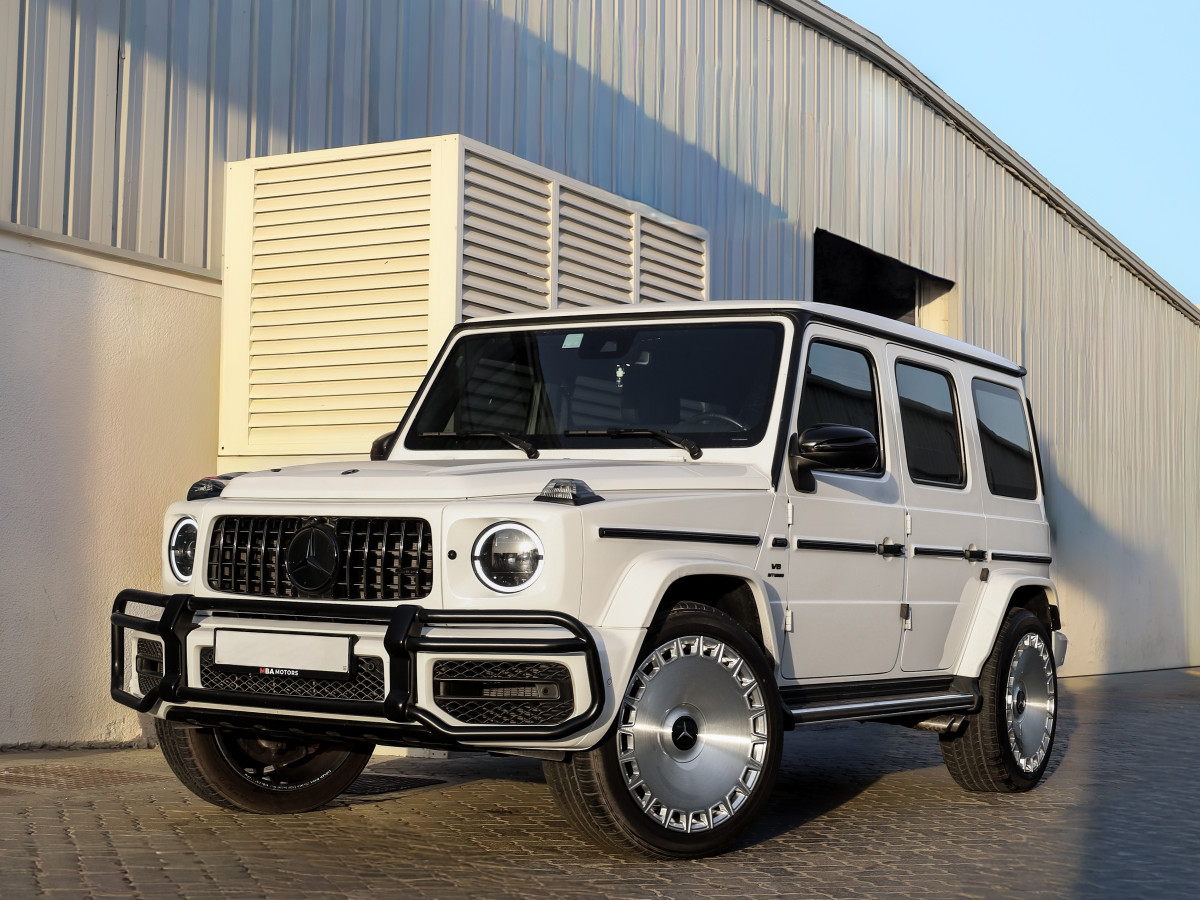 2021 MERCEDES BENZ G CLASS \ AMG CLASS fitted with Designer LX-06 Brushed Silver Wheel
