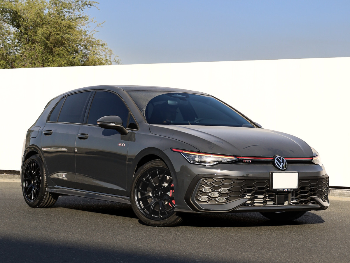 2026 VOLKSWAGEN GOLF fitted with Konig F1M FORGED Satin Black Wheel